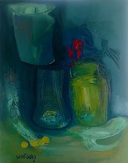 « Nature-Morte » huile sur toile 24x30 pouces